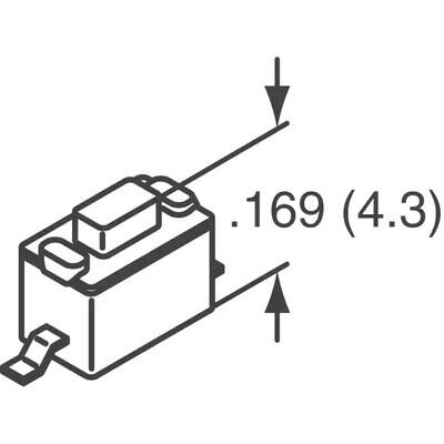 Tactile Switch SPST-NO Top Actuated Surface Mount - 2