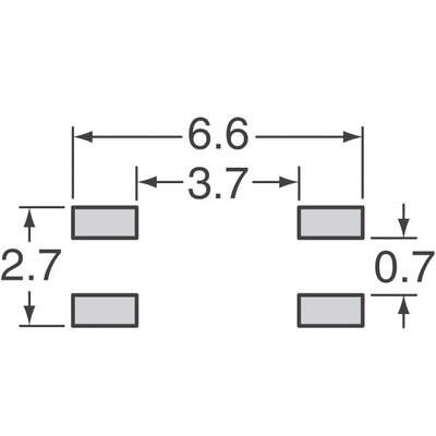 Tactile Switch SPST-NO Top Actuated Surface Mount - 3