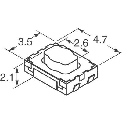 Tactile Switch SPST-NO Top Actuated Surface Mount - 4