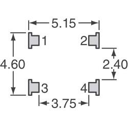 Tactile Switch SPST-NO Top Actuated Surface Mount - 2