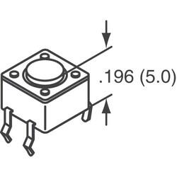 Tactile Switch SPST-NO Top Actuated Through Hole - 3