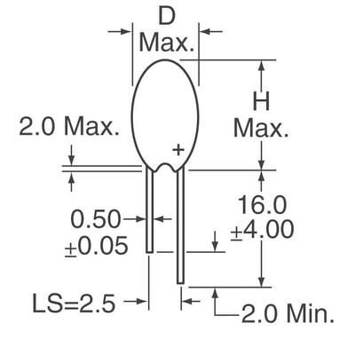 0.33 µF Tantal Kapasitör / Kondansatör Conformal Coated 35 V Radial 15Ohm - 2