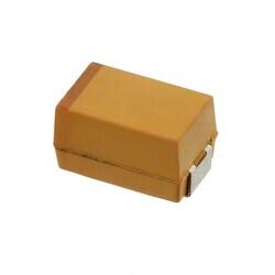 100 µF Molded Tantalum Polymer Capacitor 16 V 2917 (7343 Metric) 50mOhm @ 100kHz - KYOCERA AVX