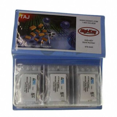 Tantalum Capacitor Kit 0.33µF ~ 1000µF 2.5 ~ 50V Surface Mount 150 Pieces (30 Values - 5 Each) - 1