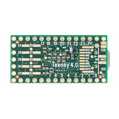 Teensy 4.0 RT1062- ARM® Cortex®-M7 MPU Embedded Eval Board - 3