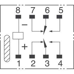 Telecom Relay DPDT (2 Form C) Surface Mount - 3