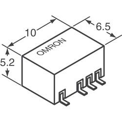 Telecom Relay DPDT (2 Form C) Surface Mount - Omron Electronics Inc-EMC Div (1)