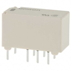 Telecom Relay DPDT (2 Form C) Through Hole - Omron Electronics Inc-EMC Div