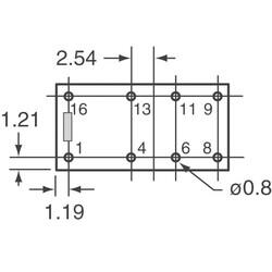 Telecom Relay DPDT (2 Form C) Through Hole - 4