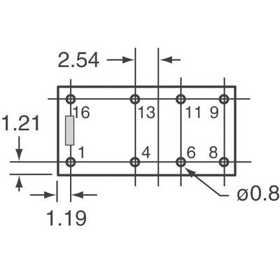 Telecom Relay DPDT (2 Form C) Through Hole - 4