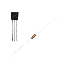 Temperature Sensor Digital, Local -55°C ~ 125°C 12 b TO-92-3 - Adafruit Industries LLC