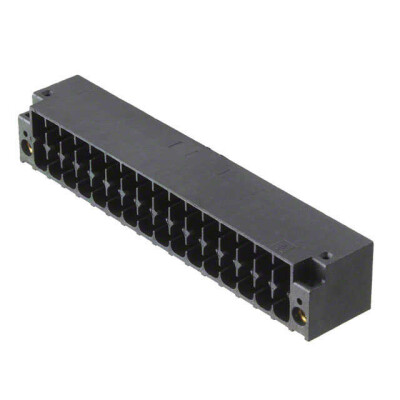 32 Position Terminal Block Header, Male Pins, Shrouded (4 Side) 0.138