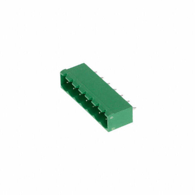 7 Position Terminal Block Header, Male Pins, Shrouded (4 Side) 0.200