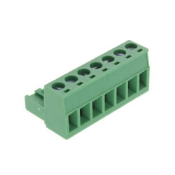 7 Position Terminal Block Plug, Female Sockets 0.200