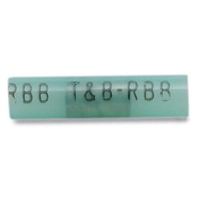 Terminal Butt Splice, Inline, Individual Openings Connector Crimp 18-22 AWG Red - 1