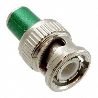 Terminator Coax Connector Plug, Male Pin BNC 50 Ohms - 1