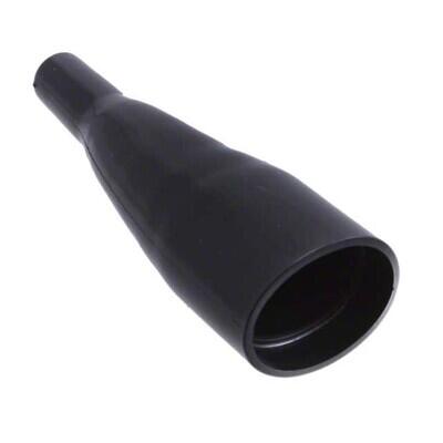 Test Clip, Lead, Probe Insulator, Black for use with Alligator Clips: BU-24A, BU-25, BU-25C - 1