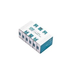The Arduino Nano Every (ABX00028-6P) is a compact and versatile 8-bit evaluation board featuring the ATmega4809 AVR microcontroller. It operates at a clock speed of 16MHz and supports a 5V logic level, making it suitable for various applications. The - Arduino