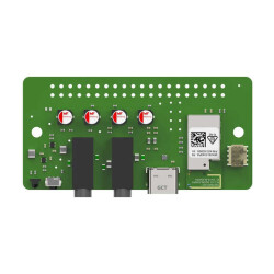 The Aurawave AW100PA-A-INT (453-00068-K2) is a Bluetooth LE Audio Auracast™ transmitter platform designed to simplify broadcast audio development and reduce time to market. Built on the BL5340PA (nRF5340 + nRF21540 PA/LNA), it delivers strong RF perf - Ezurio