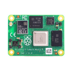 The Raspberry Pi Compute Model 4 CM4108032 single board computer is a powerful embedded solution featuring a 1.5GHz quad-core ARM Cortex-A72 processor and 8GB of RAM. Ideal for a wide range of applications, it offers 28 digital I/O lines, GbE Etherne - Raspberry Pi (1)