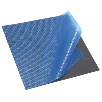 Thermal Pad Black 101.60mm x 101.60mm Square Tacky - Both Sides - 1
