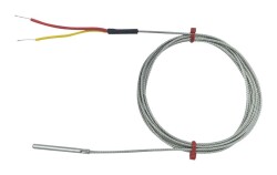 Thermocouple, K, 316 Stainless Steel, 6.56 ft, 2 m - LABFACILITY