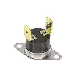 Thermostat 158°F (70°C) SPST Cylinder with Mounting Flange Quick Connect - Honeywell Sensing and Productivity Solutions