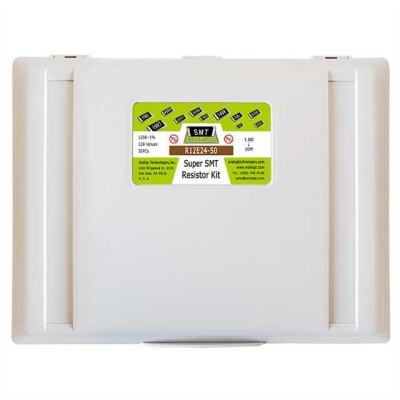 Thick Film Resistor Kit 0 ~ 20M Ohm ±1% 1/4W Surface Mount 6400 Pieces (128 Values - 50 Each) - 1