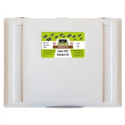 Thick Film Resistor Kit 0 ~ 20M Ohm ±1% 1/8W Surface Mount 6400 Pieces (128 Values - 50 Each) - Analog Technologies