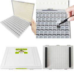 Thick Film Resistor Kit 0 ~ 10M Ohm ±1% 1/8W Surface Mount 14400 Pieces (144 Values - 100 Each) - Analog Technologies (1)