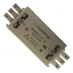Three Phase (Delta) EMC/EMI Line Filter 35A 480VAC DC ~ 60Hz Single Stage Terminal Block - Schaffner EMC Inc.