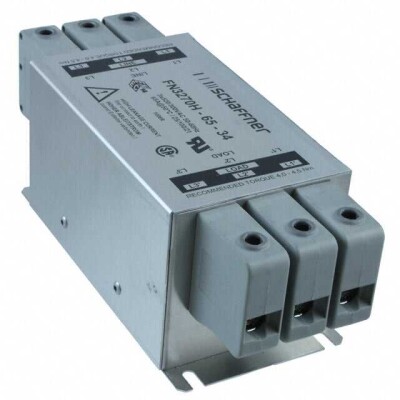 Three Phase (Delta) EMC/EMI Line Filter 65 A 480V DC ~ 60Hz Single Stage Terminal Block - 1