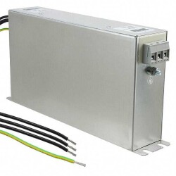 Three Phase (Delta) EMC/EMI Line Filter 7 A DC ~ 60Hz Two Stage Terminal Block - TE Connectivity Schaffner