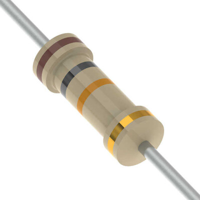 10 kOhms ±5% 0.25W, 1/4W Through Hole Resistor Axial Automotive AEC-Q200 Carbon Film - 1