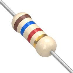 1.6 kOhms ±5% 0.25W, 1/4W Through Hole Resistor Axial Carbon Film - KOA Speer Electronics, Inc.