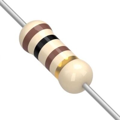 100 Ohms ±5% 0.25W, 1/4W Through Hole Resistor Axial Carbon Film - 1