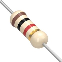 1 kOhms ±5% 0.25W, 1/4W Through Hole Resistor Axial Carbon Film - KOA Speer Electronics, Inc.