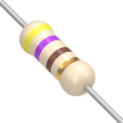 470 Ohms ±5% 0.25W, 1/4W Through Hole Resistor Axial Carbon Film - KOA Speer Electronics, Inc.