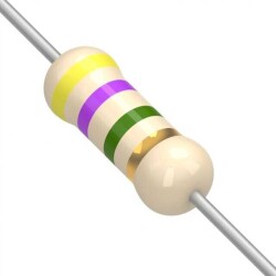 4.7 MOhms ±5% 0.25W, 1/4W Through Hole Resistor Axial Carbon Film - KOA Speer Electronics, Inc.