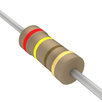 240 Ohms ±5% 0.25W, 1/4W Through Hole Resistor Axial Flame Retardant Coating, Safety Carbon Film - 1