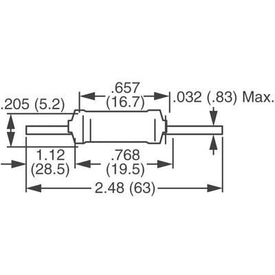 15 kOhms ±5% 3W Through Hole Resistor Axial Flame Retardant Coating, Safety Metal Film - 2
