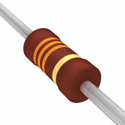 33 kOhms ±5% 3W Through Hole Resistor Axial Flame Retardant Coating, Safety Metal Film - 1