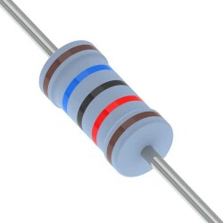 16 kOhms ±1% 0.5W, 1/2W Through Hole Resistor Axial Metal Film - YAGEO