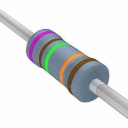 715 kOhms ±1% 0.25W, 1/4W Through Hole Resistor Axial Metal Film - YAGEO