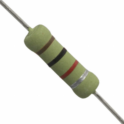 1 kOhms ±10% 1W Through Hole Resistor Axial Moisture Resistant, Pulse Withstanding Ceramic - 1