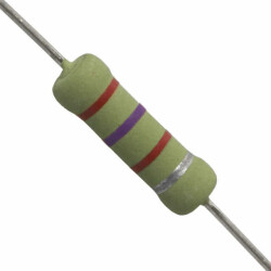 2.7 kOhms ±10% 1W Through Hole Resistor Axial Moisture Resistant, Pulse Withstanding Ceramic - Ohmite