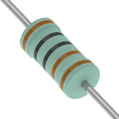 1 kOhms ±5% 5W Through Hole Resistor Axial Flame Retardant Coating, Pulse Withstanding, Safety Wirewound - 1