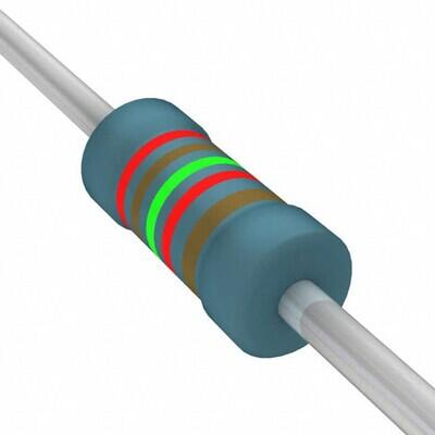 21.5 kOhms ±1% 0.125W, 1/8W Through Hole Resistor Axial Flame Retardant Coating, Safety Metal Film - 1