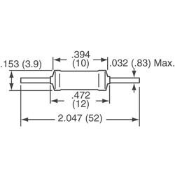 39 kOhms ±5% 2W Through Hole Resistor Axial Automotive AEC-Q200, Flame Retardant Coating, Safety Metal Film - Vishay Beyschlag Draloric BC Components (1)