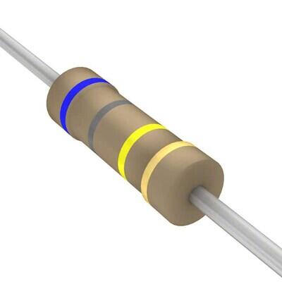 680 kOhms ±5% 0.5W, 1/2W Through Hole Resistor Axial Flame Retardant Coating, Safety Carbon Film - 1